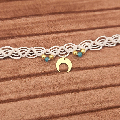 Amazonit | Mond | Choker