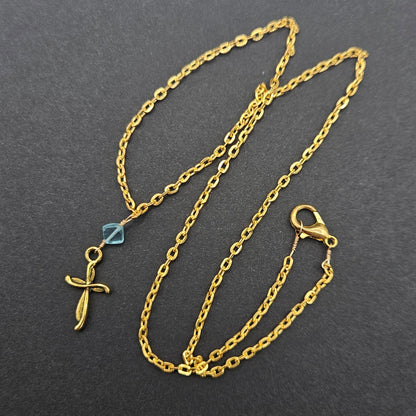 Blautopaz | Kreuz