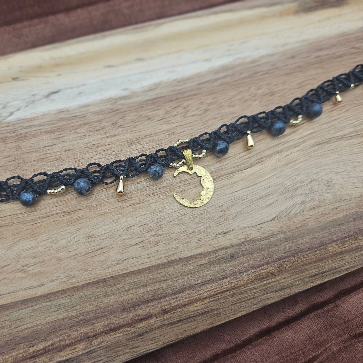 Labradorit | Mond | Choker
