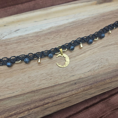 Labradorit | Mond | Choker