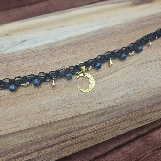 Labradorit | Mond | Choker