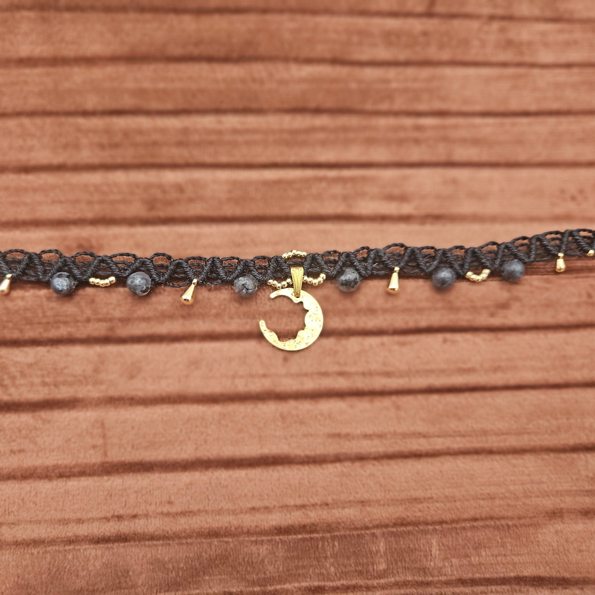 Labradorit | Mond | Choker