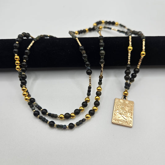 Gold Obsidian | Achat | Tarot